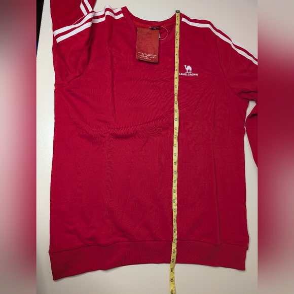 NWT Camel Crown XL Red Mens Long Sleeve Sweater - Picture 9 of 10